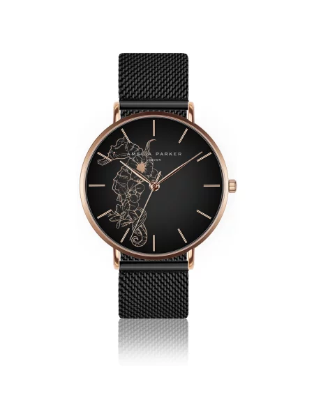 Ceas Amelia Parker negru