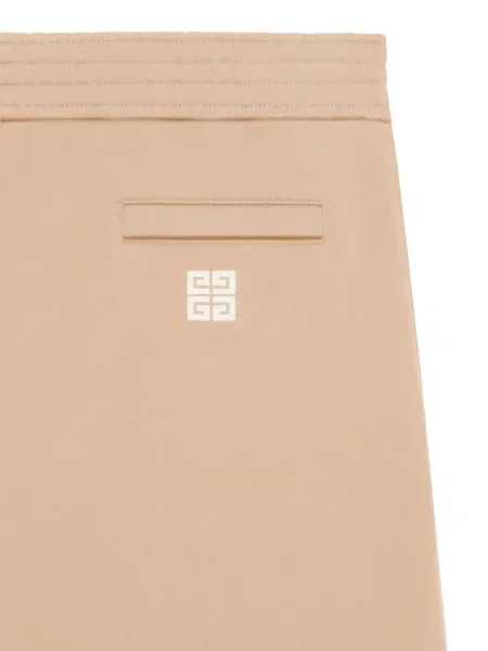 Pantaloni scurți Givenchy cu autograf bej