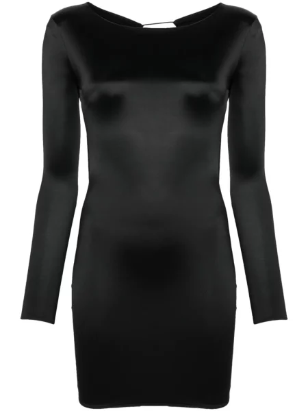 Rochie maxi Maison Close lungă de costum negru