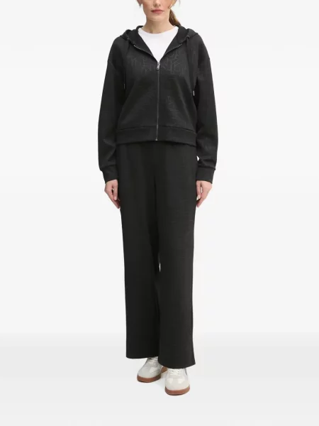 Hanorac cu glugă Dkny cu cordon negru