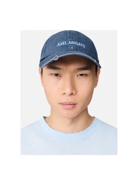 Czapka z daszkiem Axel Arigato z logo niebieska