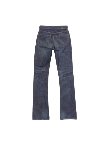 Jeansy straight leg Acne Studios niebieskie