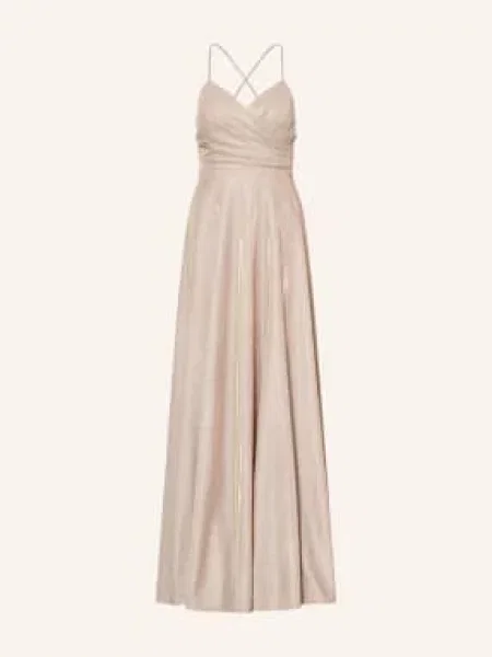 Hey Kyla Večerní Šaty S Třpytivou Nití / stříbrná zlatá