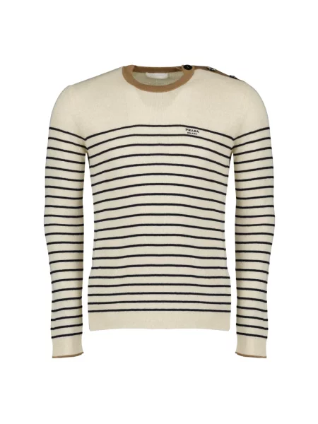 Sweter Prada beżowy