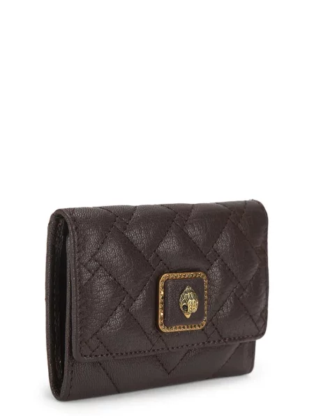 Usnjen etui za kartice Kurt Geiger London Pimlico rjava