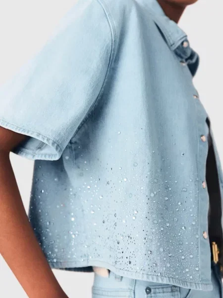 Сорочка Maje блакитна