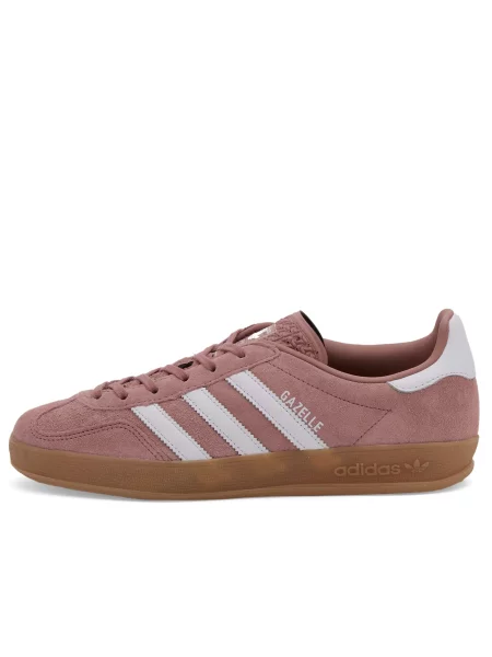Adidas Originals sneakersy zamszowe Gazelle Indoor różowy białe