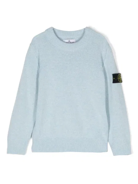 Sweter dziecięcy Stone Island niebieski