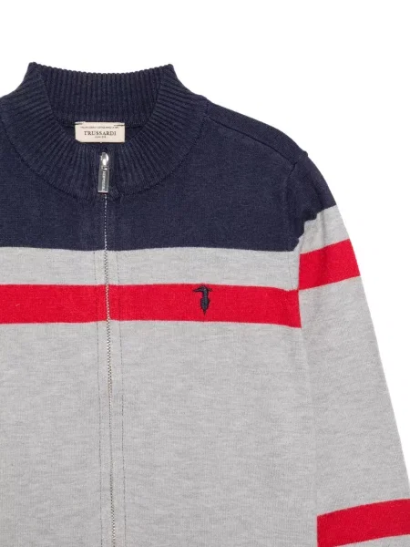 Sweter dziecięcy Trussardi szary