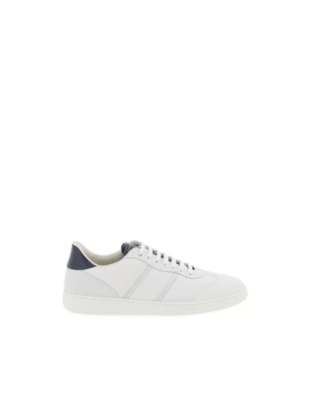 Sneakersy Salvatore Ferragamo skórzane białe