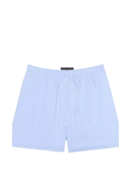 Pantaloni scurți Brooks Brothers în carouri albastru