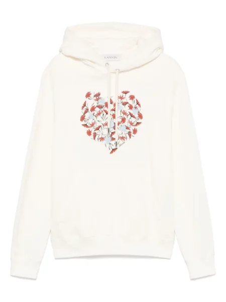 Hanorac cu glugă Lanvin cu model floral cu imagine