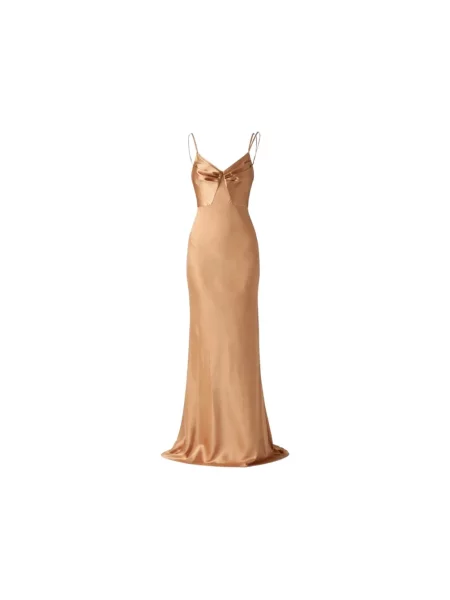 Sukienka Elisabetta Franchi beżowa