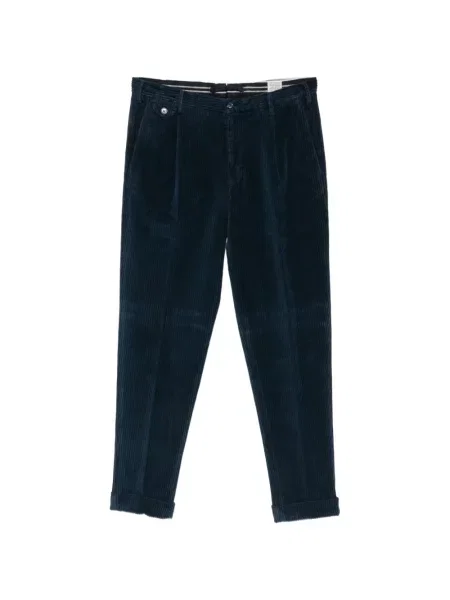 Pantaloni L.b.m. 1911 de catifea cord albastru