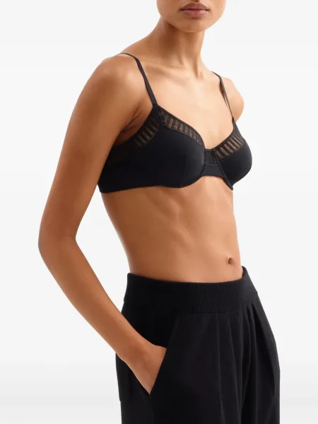 Pantaloni Eres plisate negru