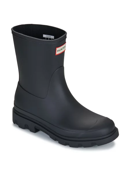 Boty Hunter DOWNPOUR SHORT bílé