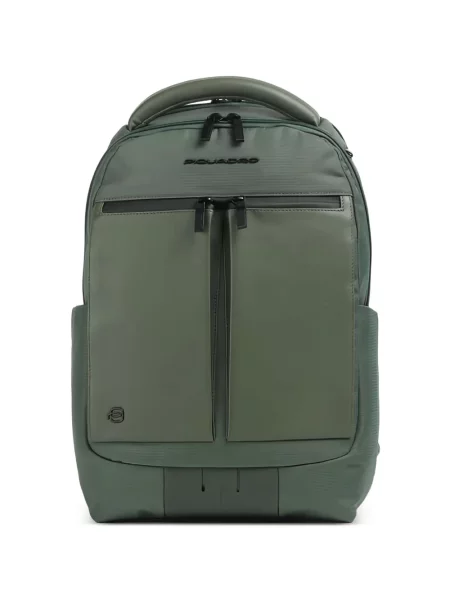 Rucsac Piquadro cu autograf verde