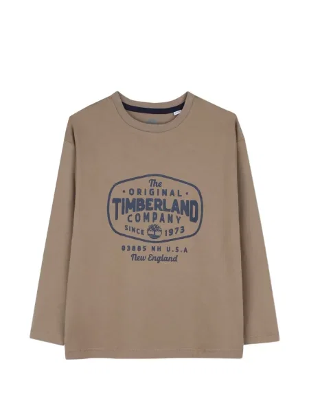 Bluza dziecięca Timberland brązowa