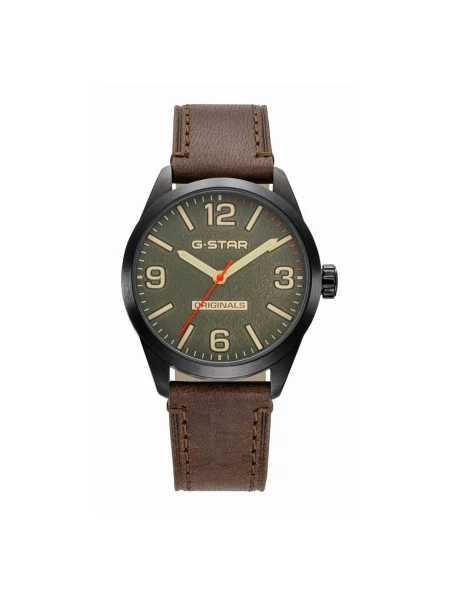 G-STAR Analogové hodinky Function watch Originals' hnědá