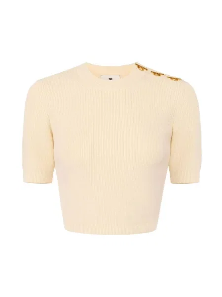 Sweter Elisabetta Franchi żółty