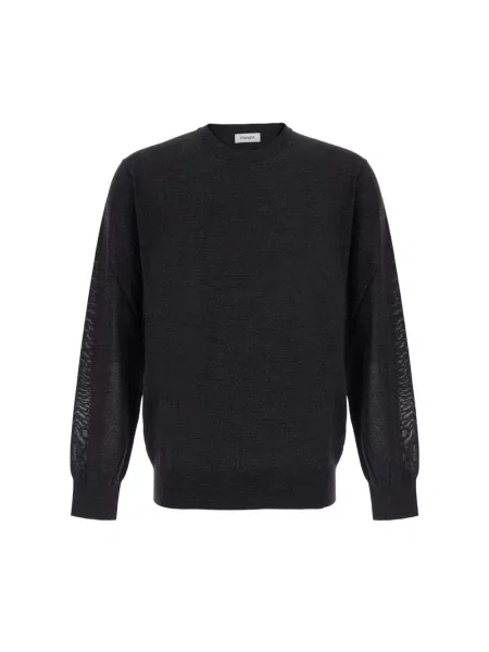 Sweter Kangra wełniany brązowy