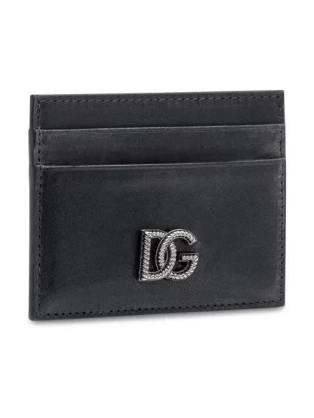 Portfel Dolce And Gabbana skórzany czarny