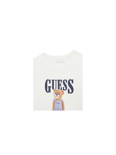 Guess Marškinėliai Regular Fit balta