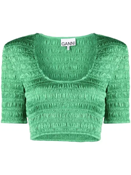 Cropp top Ganni verde