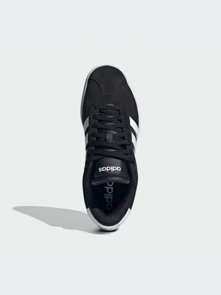 Кожаные кроссовки Adidas черные