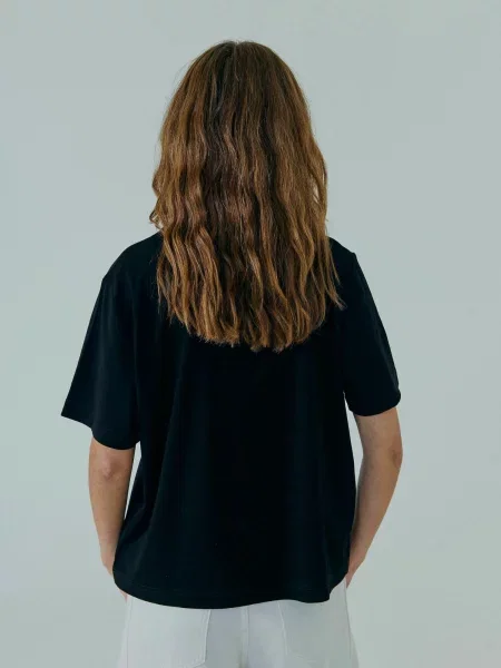 NORR Top Nelly tee negru