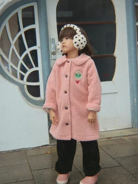 Konges Sløjd пальто дитяче флісове JODY COAT GRS