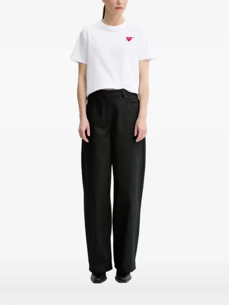 Tricou The Kooples cu motiv cu inimi alb