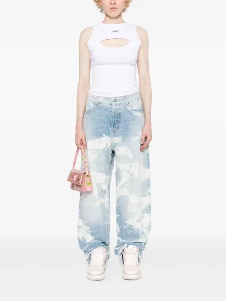 Top Off-white bílý