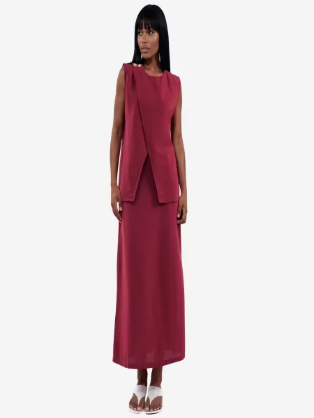 MSN Collection Obleka za doma burgund