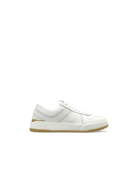 Sneakersy Max Mara skórzane białe