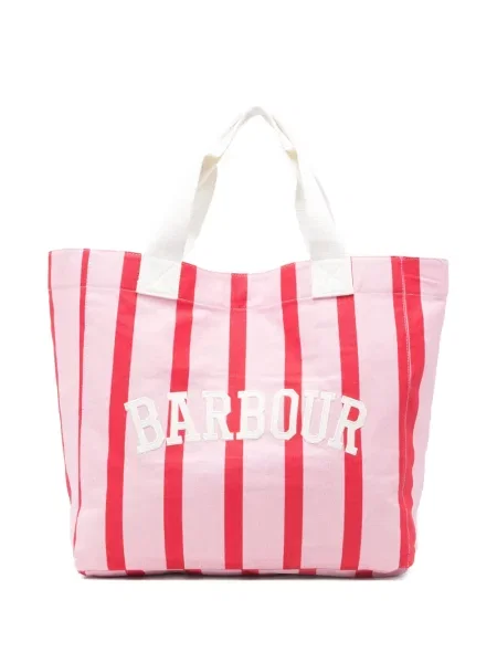 Geantă shopper Barbour roz