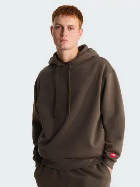 Худі The North Face M TNF RED BOX HOODIE зелений бавовна/поліестер червоне