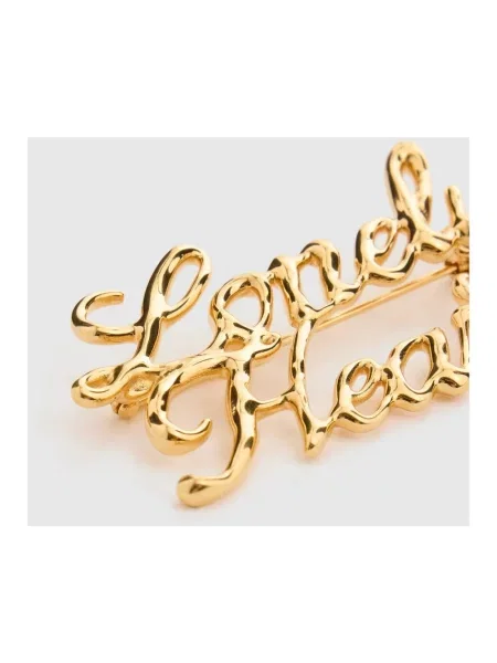Broszka Jil Sander w serca żółta