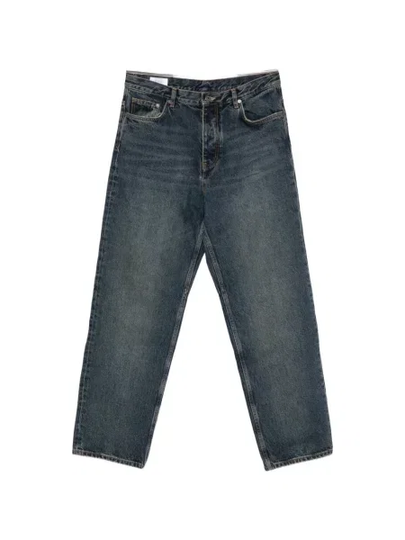 Blugi Off-white cu autograf alb