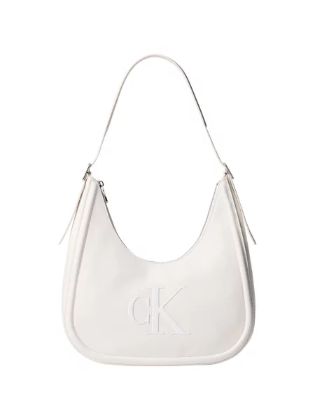 Calvin Klein Geantă de umăr lână alb