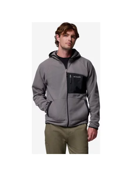 Polar Columbia Fast Trek Overlay Full Zip Sombra M szary