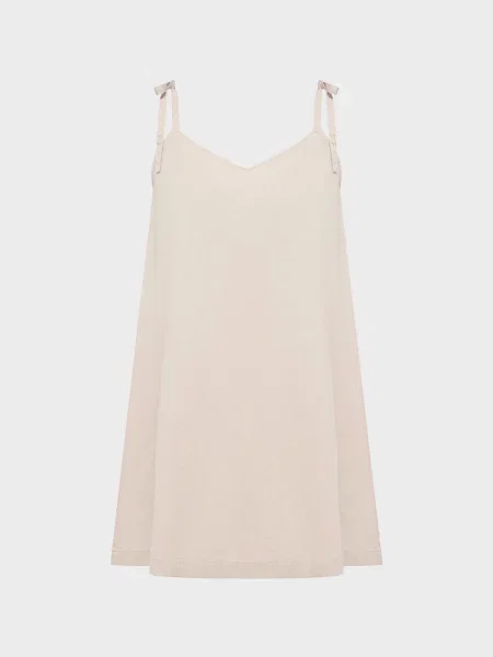 Сарафан PRPY льон/бавовна бежевий
