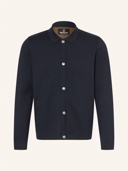 Barbour Pletená Svrchní Bunda Florcombe tmavě / tmavě modrá