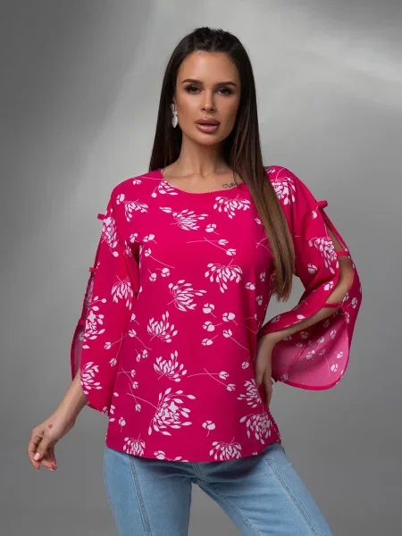 ISSA Plus Блуза Малиновий 