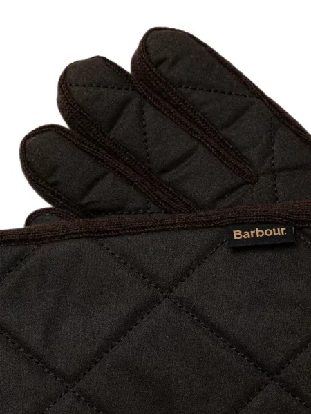 Matlasat mănuși Barbour din piele maro