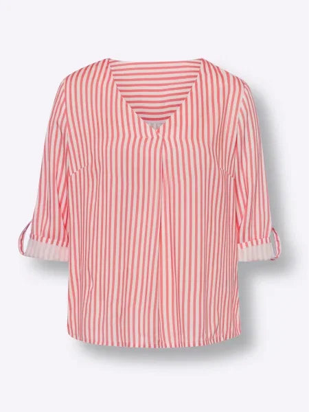 Heine Bluză / roșu bej