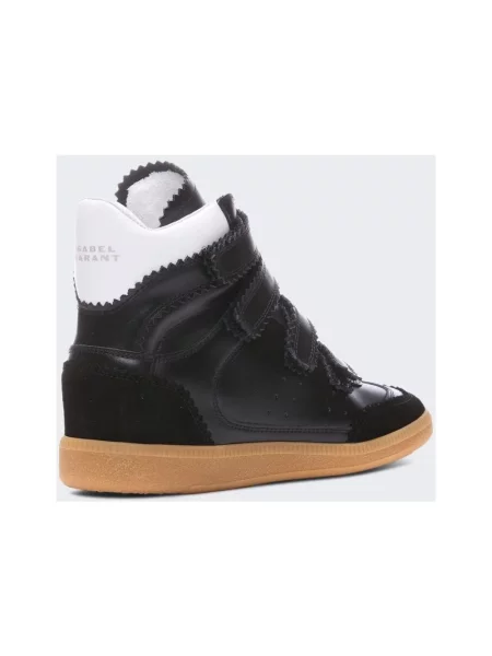 Sneakersy Isabel Marant skórzane czarne