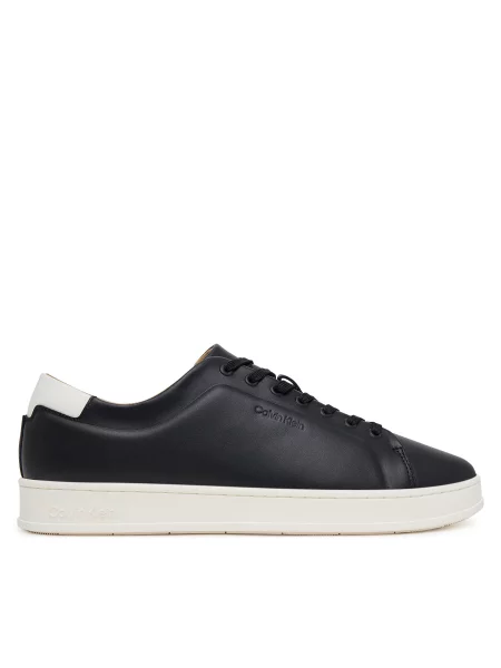 Superge Calvin Klein Pure Low Laceup Cupsole Hf Lth črna