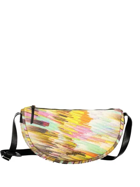 Curea Desigual cu imagine cu imprimeu abstract galben