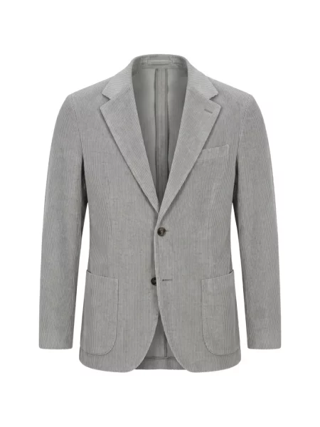 Sacou Lardini de catifea cord gri